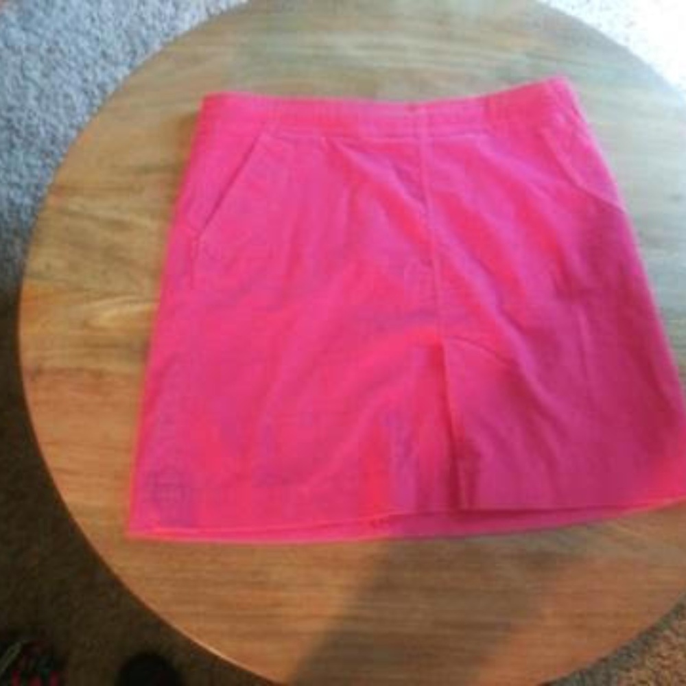 LILLY PULITZER HOT PINK MINI SKIRT   SIZE 4